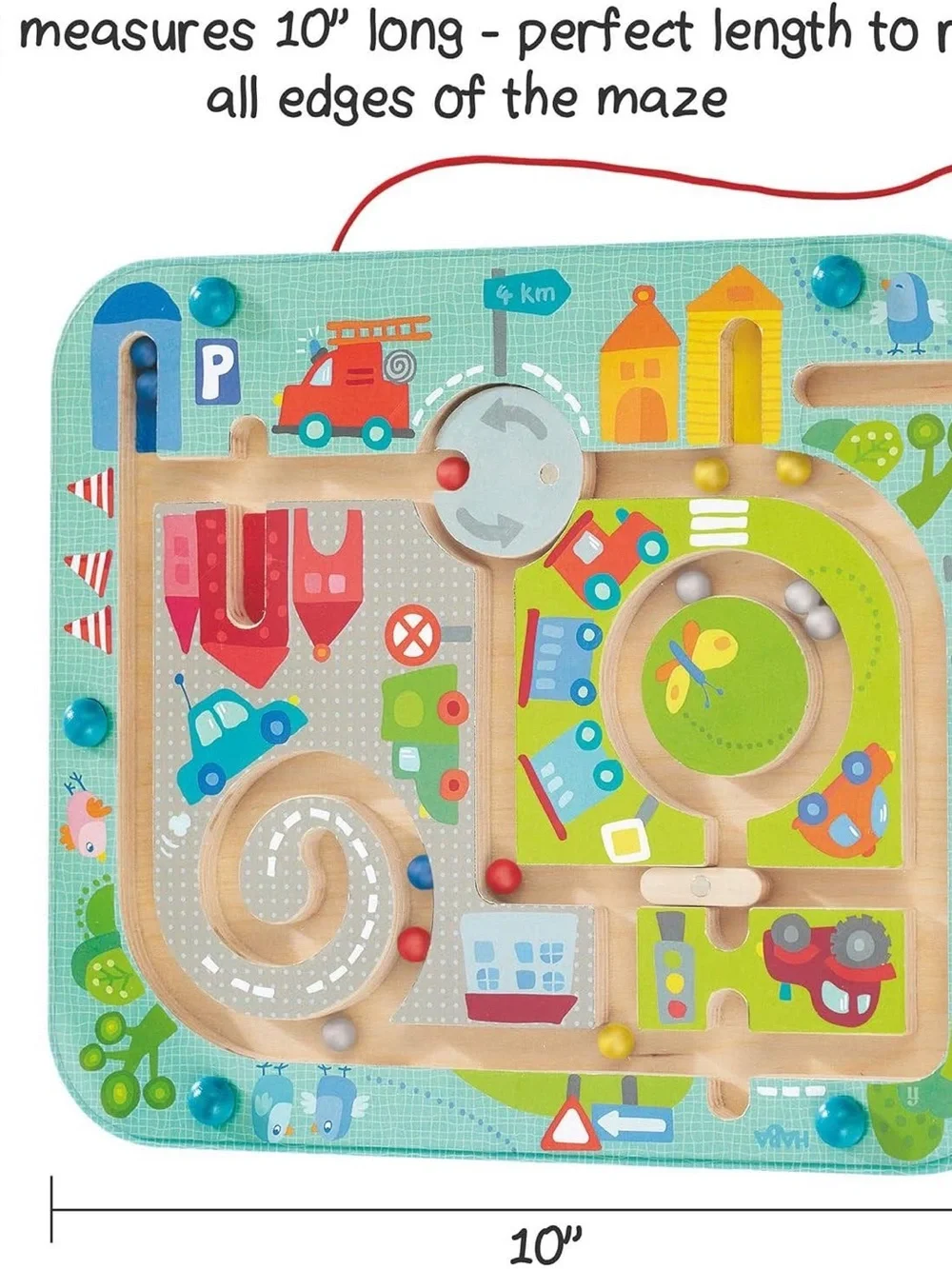 HABA Magnetic Town Maze Busy Board